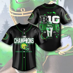 Oregon Ducks Football Baseball Jersey CGN5266