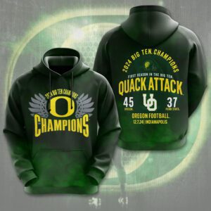 Oregon Ducks Football Performance Unisex Hoodie CGN5484