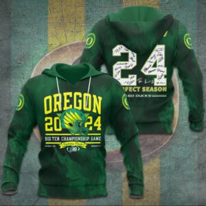 Oregon Ducks Go Ducks Big Championship Football Unisex Hoodie ODC1019