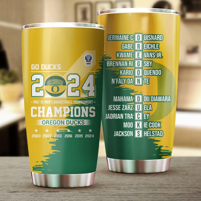 Oregon Ducks Men's Basketball Tumbler Cup ODC1012