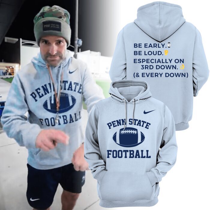 Penn State Hoodie Happy Valley Is Home Manny Diaz NCAA BHD6123