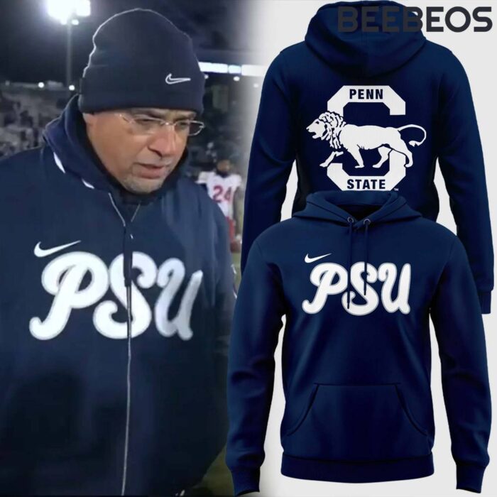 Penn State Nittany Lions Coach James Franklin Navy Hoodie