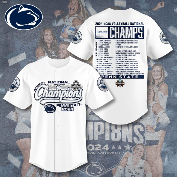 Penn State Nittany Lions Women's Volleyball Baseball Jersey CGN5028