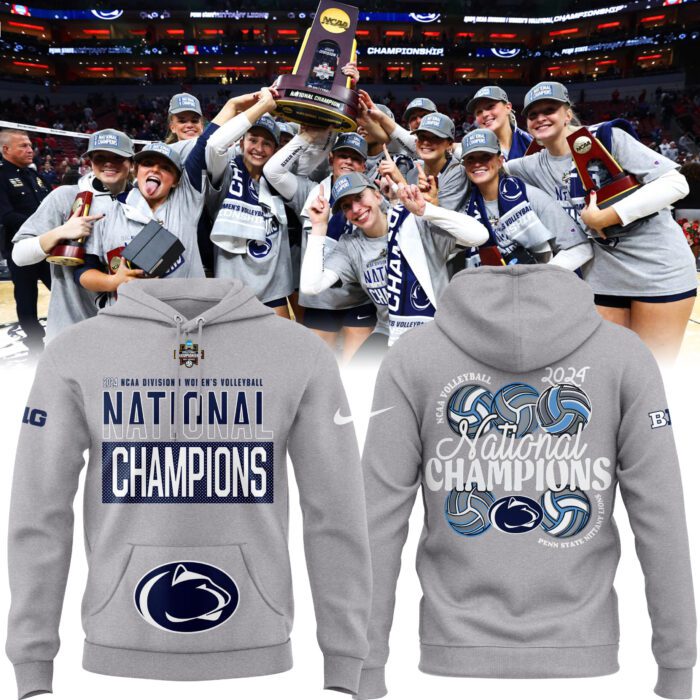 Penn State Women's Volleyball Eight Time National Championships Hoodie BHD6083