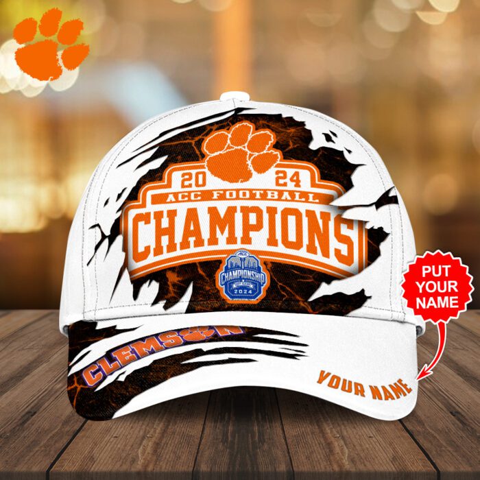 Personalized Clemson Tigers Football Classic Cap CGN5249