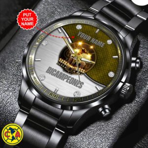 Personalized Club America Black Stainless Steel Watch CGN5131