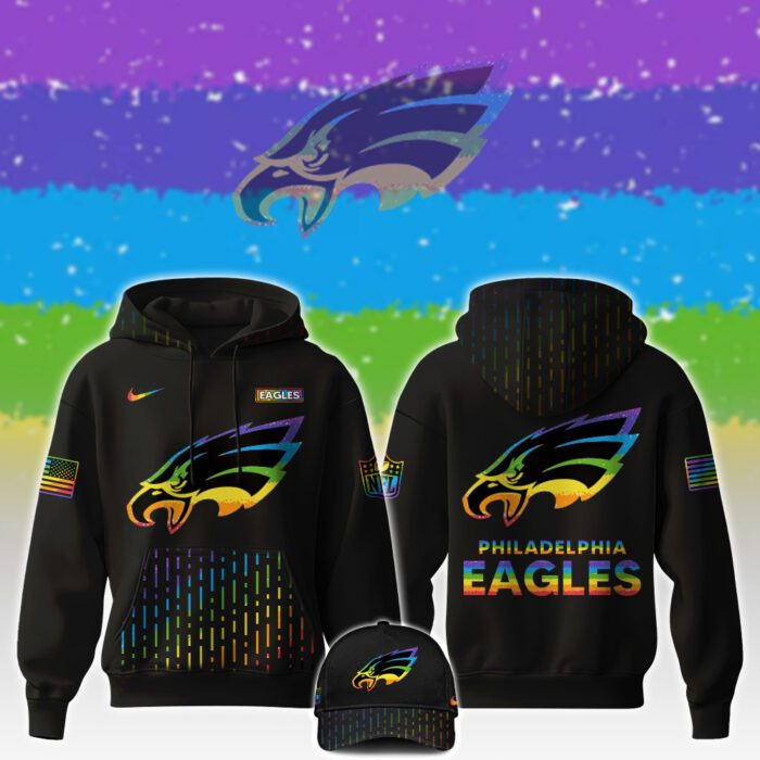 Philadelphia Eagles NFL x Happy Pride Month Unisex Hoodie Set GHS2056