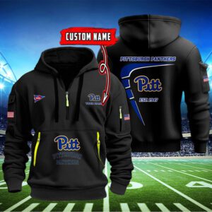 Pittsburgh Panthers Quarter Zip Hoodie NCAA2014