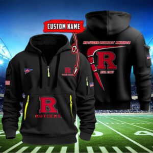 Rutgers Scarlet Knights Quarter Zip Hoodie NCAA2122