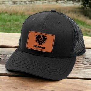 Scania Personalized Leather Patch Cap LPC1133