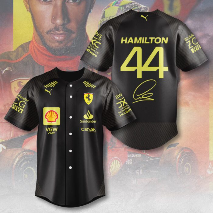 Scuderia Ferrari x Lewis Hamilton Baseball Jersey CGN5173