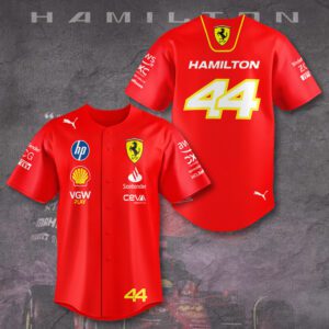 Scuderia Ferrari x Lewis Hamilton Baseball Jersey CGN5322