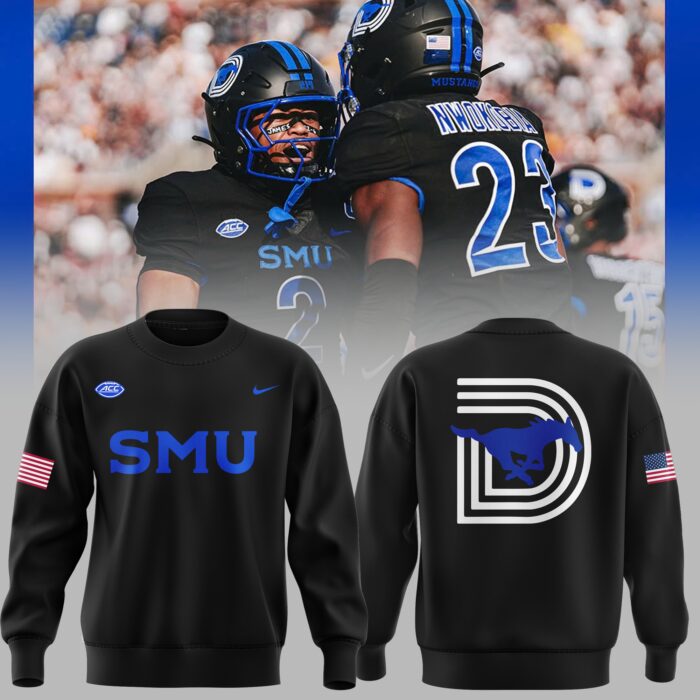 Smu Football Sweatshirt For Fans 2024 BCT1068