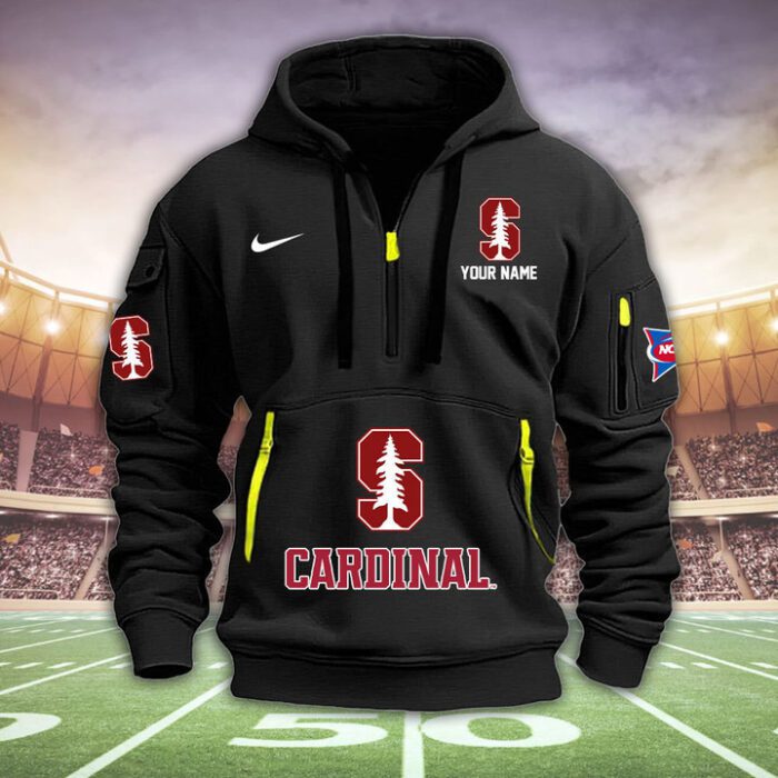 Stanford Cardinal Quarter Zip Hoodie NCAA2046