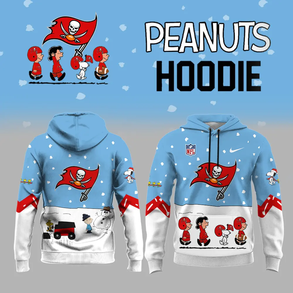 Tampa Bay Buccaneers NFL Peanuts Snoopy Night Nike Unisex Hoodie