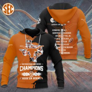 Texas Longhorns Football Performance Unisex Hoodie CGN5482