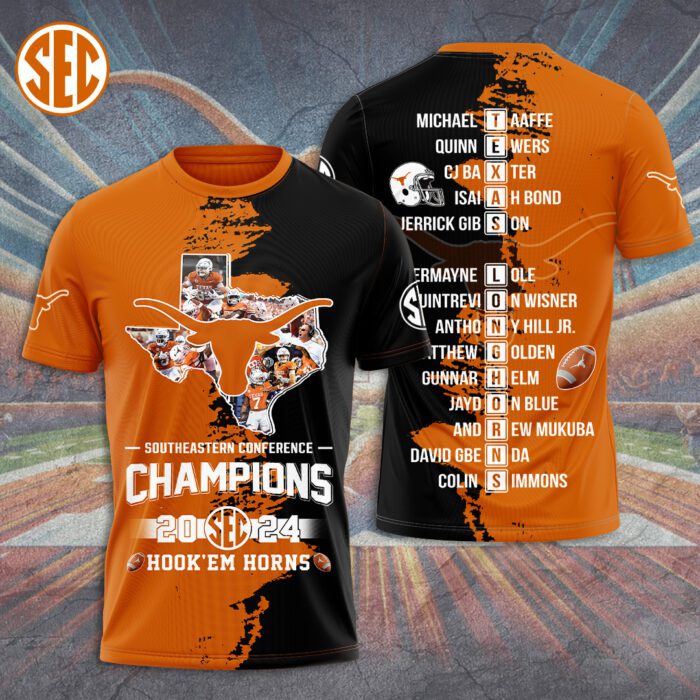 Texas Longhorns Football Performance Unisex T-Shirt CGN5331