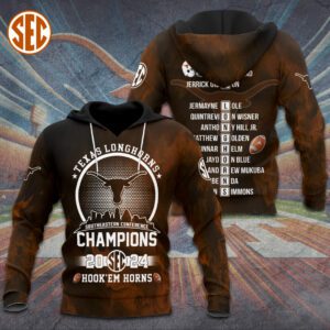 Texas Longhorns Football Performance Unisex Hoodie CGN5483