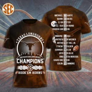 Texas Longhorns Football Performance Unisex T-Shirt CGN5336