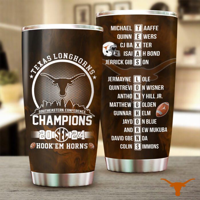 Texas Longhorns Football Tumbler Cup CGN5335