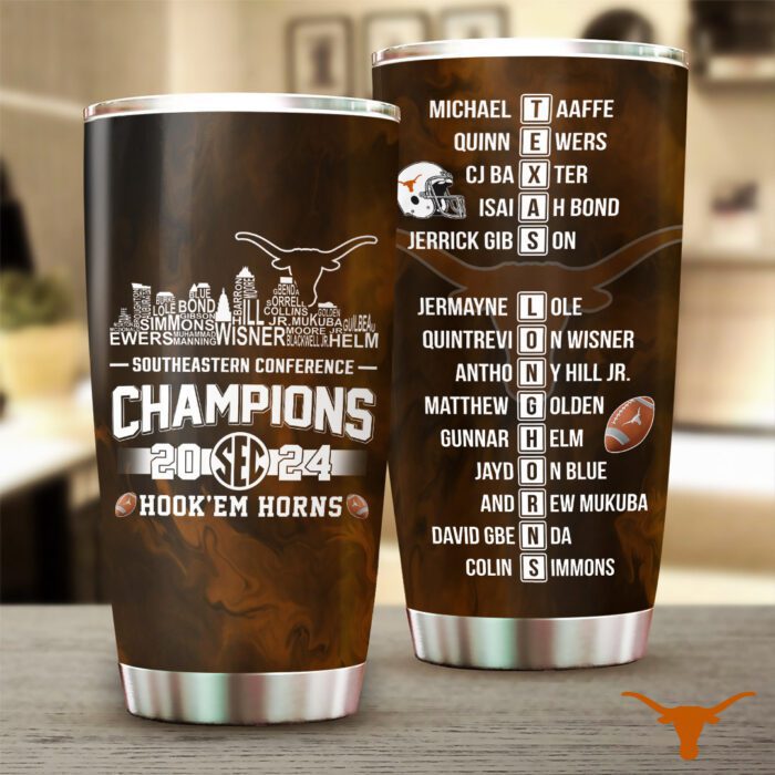 Texas Longhorns Football Tumbler Cup CGN5338