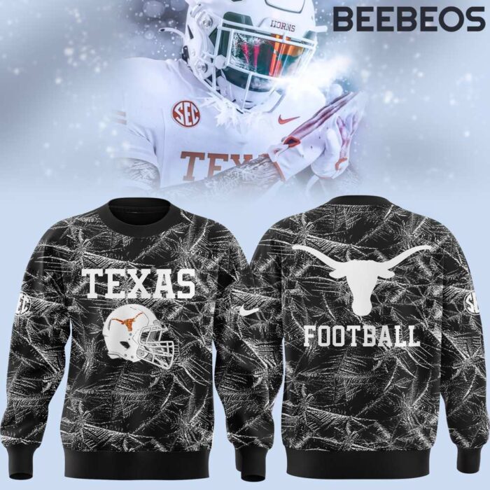 Texas Longhorns The Icy Black Sweatshirt