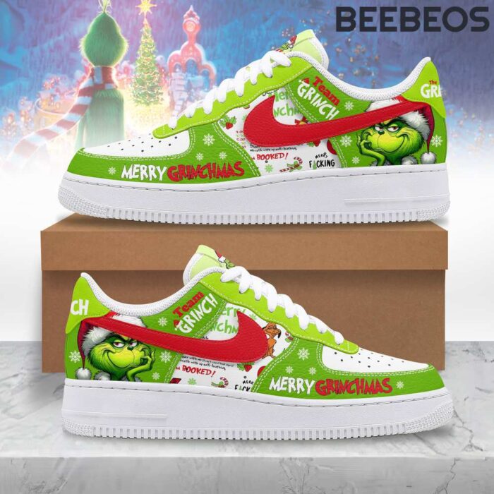 The Grinch Merry Grinchmas Limited Edition Air Force 1 Shoes