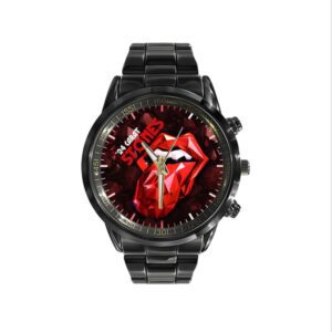 The Rolling Stones Black Stainless Steel Watch GSW1172