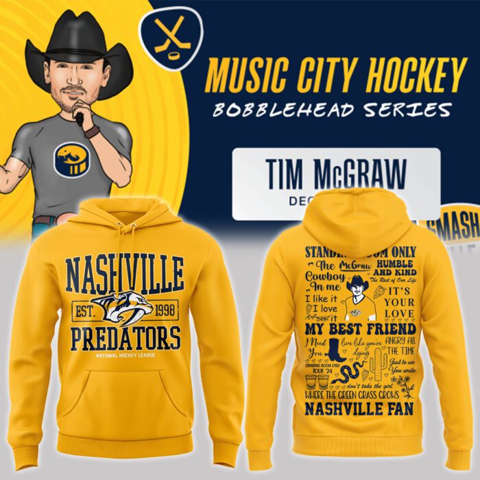 Tim Mcgraw Nashville Predators Hoodie BHD6151