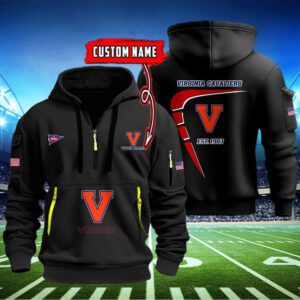 Virginia Cavaliers Quarter Zip Hoodie NCAA2028