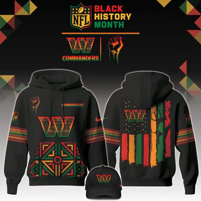 Washington Commanders NFL Black History Month Unisex Hoodie Set GHS2030