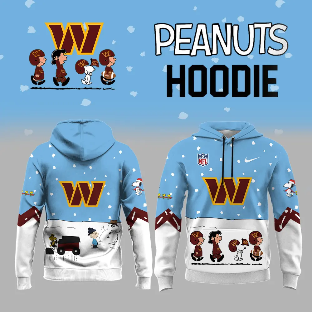 Washington Commanders NFL Peanuts Snoopy Night Nike Unisex Hoodie