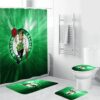 Boston Celtics Logo Galaxy Green Bathroom Set BRS2556