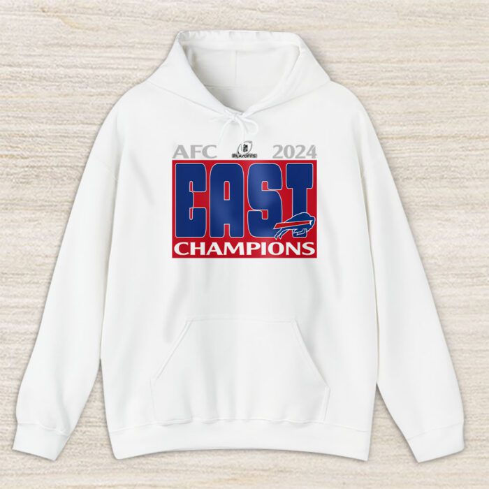 Buffalo Bills 2024 AFC East Division Champions Locker Room Trophy Unisex Hoodie TAH25005