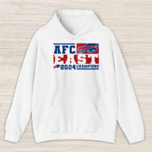 Buffalo Bills 2024 AFC East Division Champions Locker Room Trophy Unisex Hoodie TAH25010