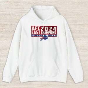 Buffalo Bills 2024 AFC East Division Champions Locker Room Trophy Unisex Hoodie TAH25011