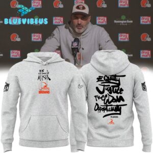 Cleveland Browns NFL Be A Change Maker Gray Hoodie BAC1038