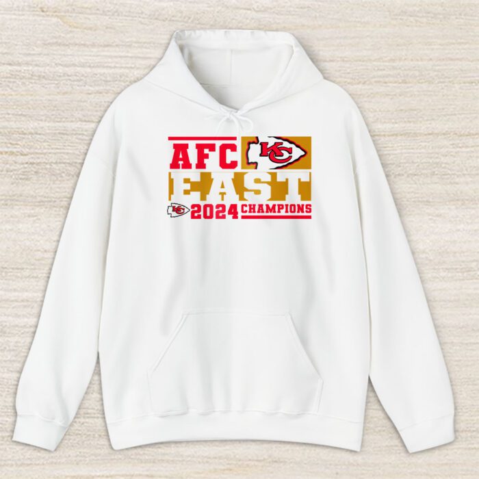 Kansas City Chiefs 2024 AFC East Division Champions Locker Room Trophy Unisex Hoodie TAH25017