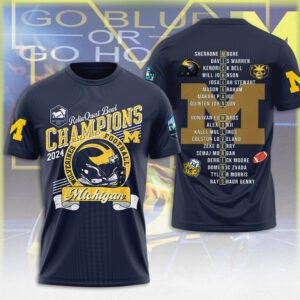 Michigan Wolverines Football Performance Unisex T-Shirt GCL1026