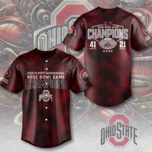 Ohio State Buckeyes Football Baseball Jersey GCL1001