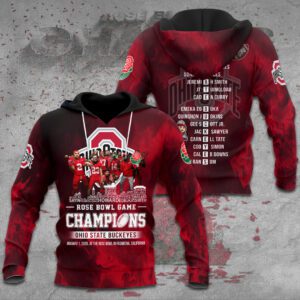 Ohio State Buckeyes Football Performance Unisex Hoodie GCL1093