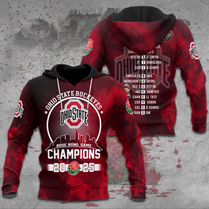 Ohio State Buckeyes Football Performance Unisex Hoodie GCL1095