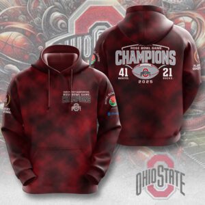 Ohio State Buckeyes Football Performance Unisex Hoodie GCL1103