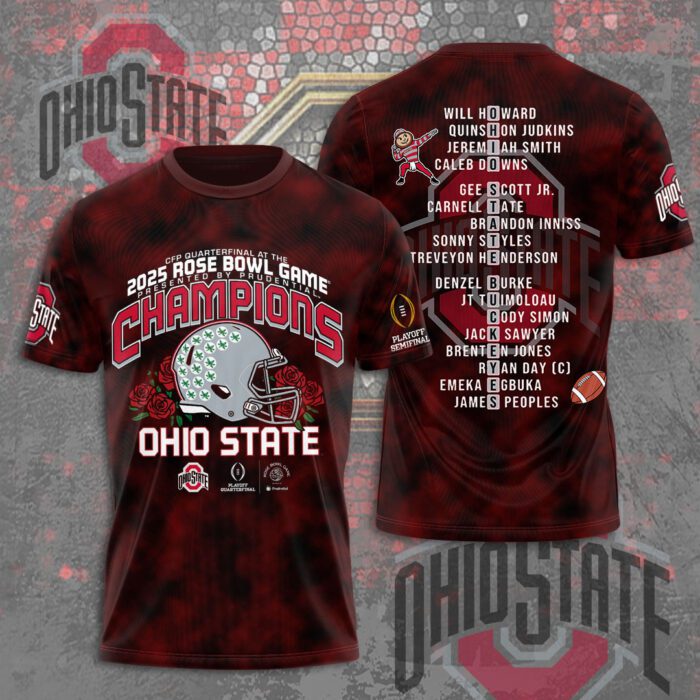 Ohio State Buckeyes Football Performance Unisex T-Shirt GCL1072