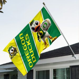 Oregon Ducks Football 3D House Flag GCL1051