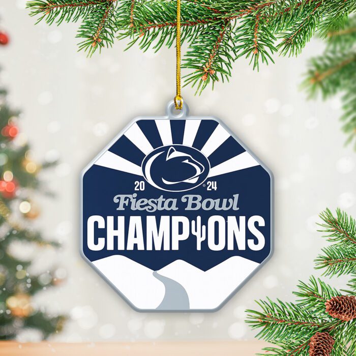 Penn State Nittany Lions Football Custom Shape 2-sided Acrylic Car Ornament GCL1073