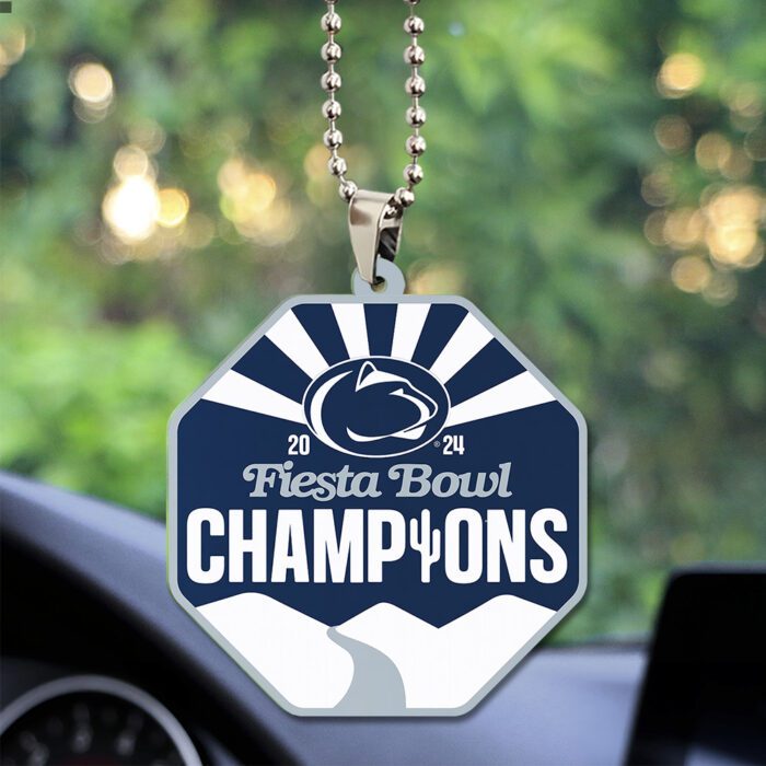 Penn State Nittany Lions Football Custom Shape 2-sided Acrylic Car Ornament GCL1076