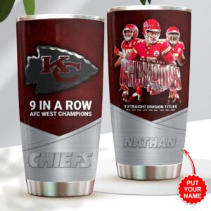 Personalized Kansas City Chiefs Tumbler Cup GCL1077