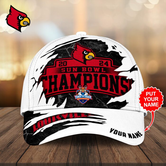 Personalized Louisville Cardinals Football Classic Cap GCL1013