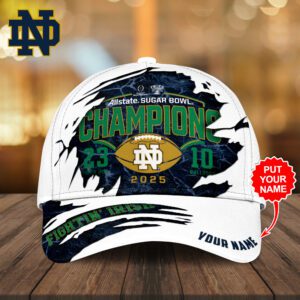 Personalized Notre Dame Fighting Irish Football Classic Cap GCL1011